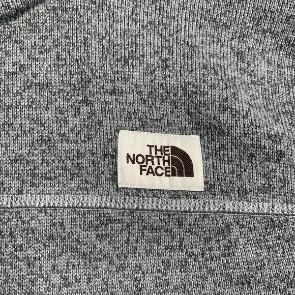 The North Face Gordon Lyons 1/4 Zip Fleece Pullover Mens Large Gray NF0A3YR8 - Picture 2 of 6